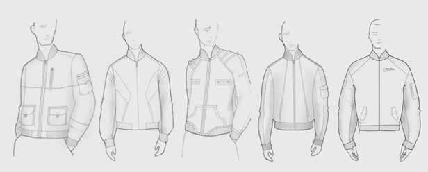 jacket sketches
