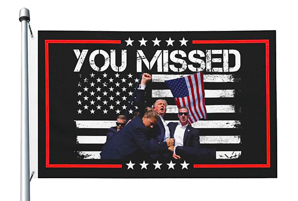 You Missed GOP political flag