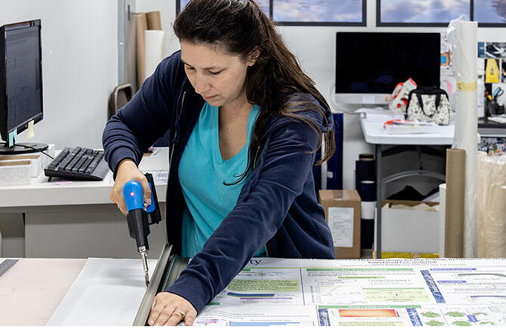 Yale Printing Services Turns Plastic Bottles Into Posters