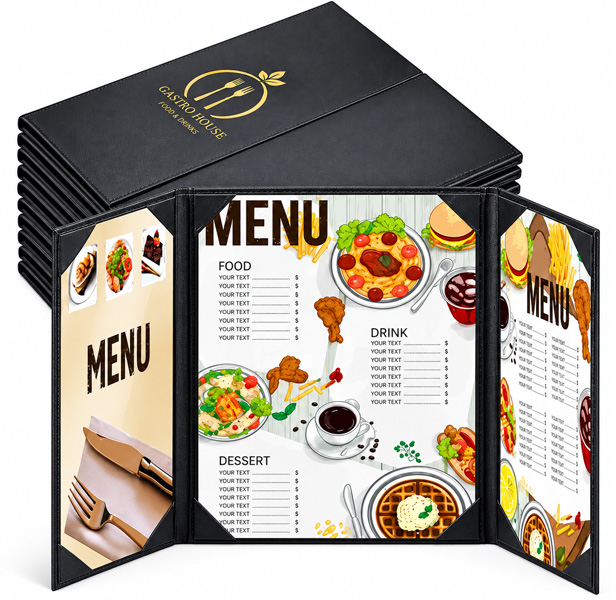PU Leather Menu Cover 