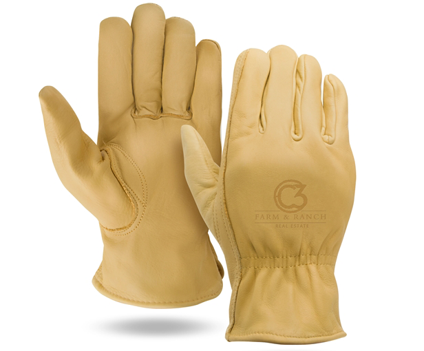 premium grain cowhide leather work gloves