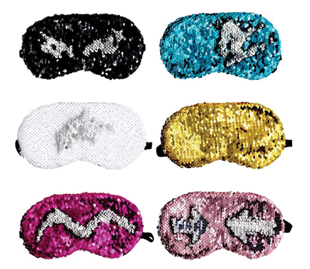 sequin eye masks, assorted colors