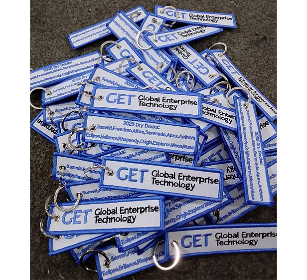 Custom Embroidered Keychains