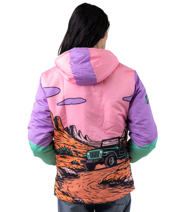back of jacket