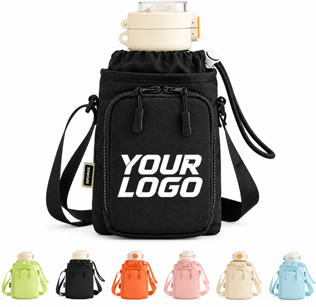Bottle Holder With Shoulder Strap