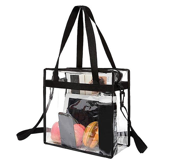 clear tote bag