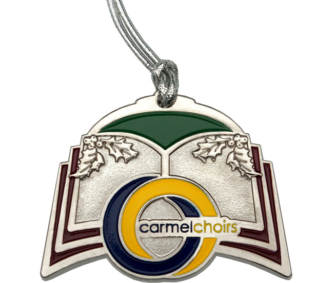 2-D custom shape ornament