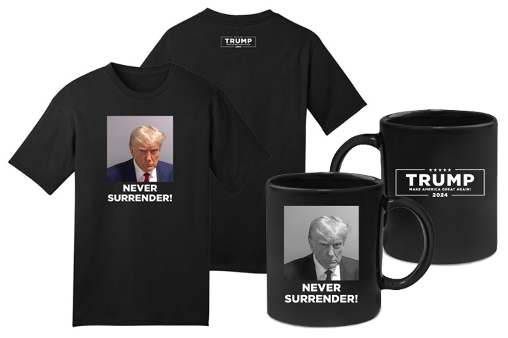 Trump Reportedly Raising Millions for Presidential Campaign With ‘Mugshot Merch’