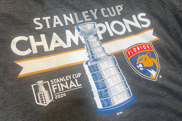 Atlas Embroidery & Screen Printing Delivers ‘Hot Market’ Decoration for Stanley Cup Winner Merch