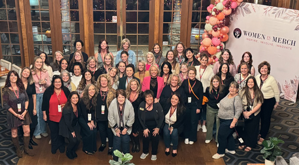group photo of business women at conference