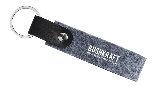 keychain made from recycled felt