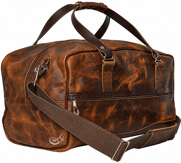 bison leather Duluth Pack weekender duffel